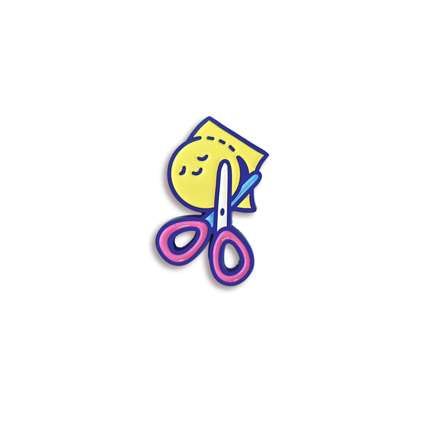 Cutting Scissors Enamel Pin