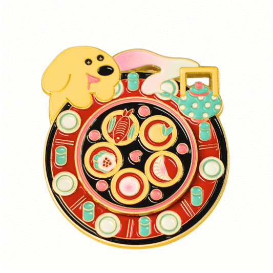 Fortune Feast Enamel Pin