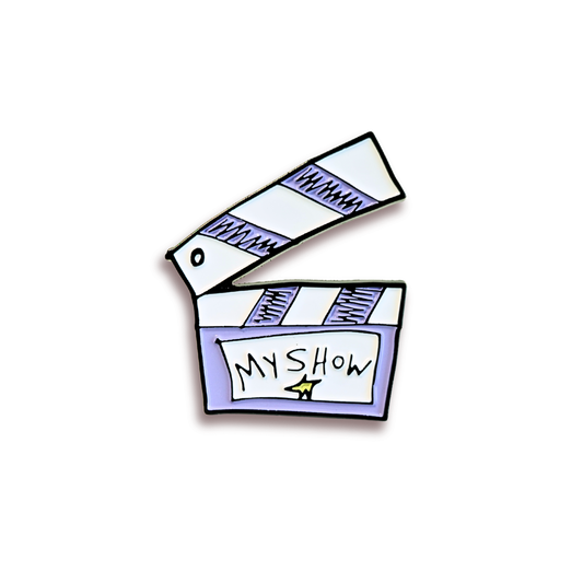Clapper Board Enamel Pin