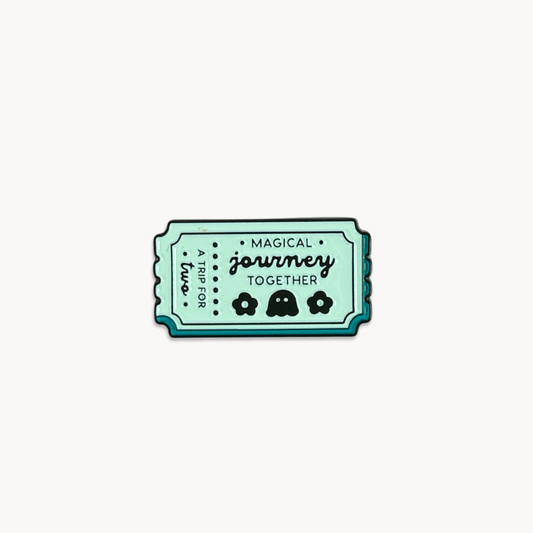 Magical Journey Ticket Enamel Pin