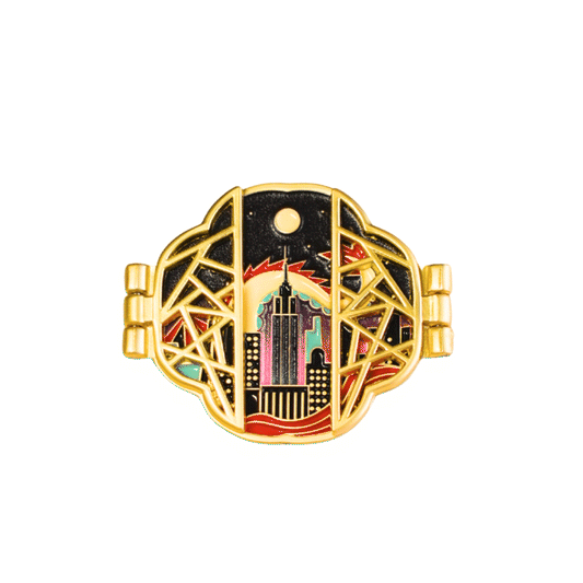 Fortune Window Enamel Pin