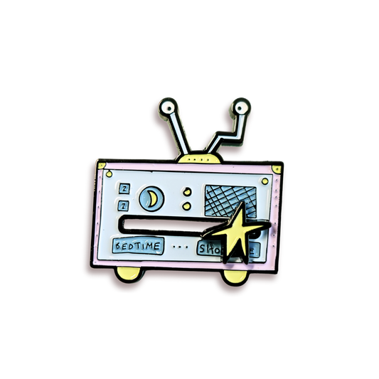 Showtime Radio Enamel Pin (Moveable)