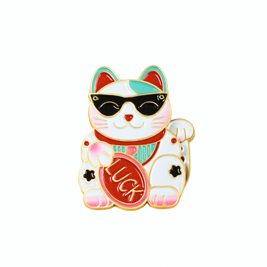 Fortune Paw Enamel Pin