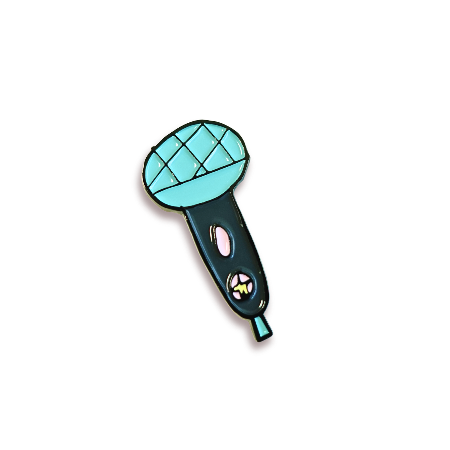 Showtime Mic Enamel Pin