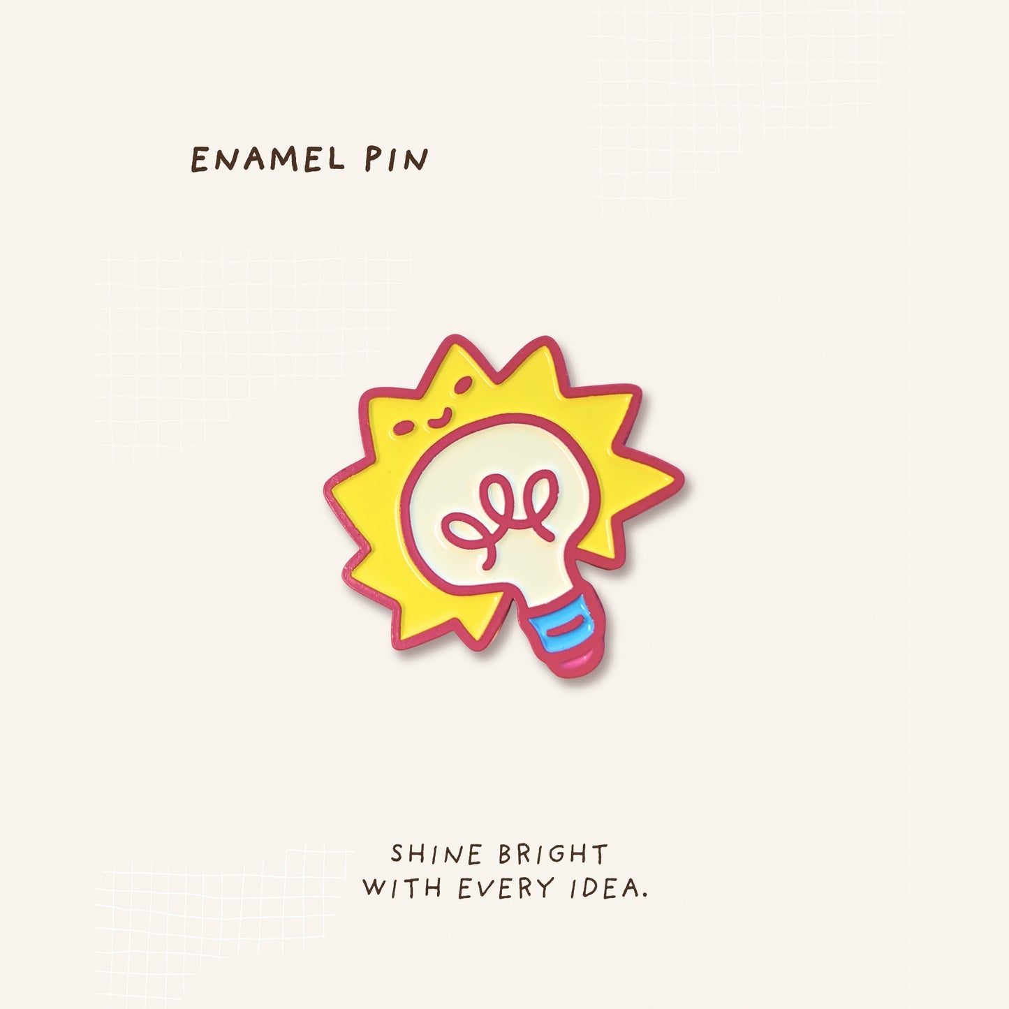 Idea Bulb Enamel Pin