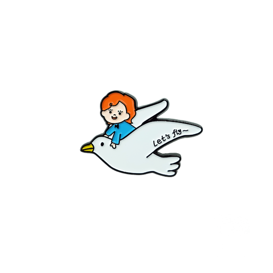 Fly with Me Enamel Pin
