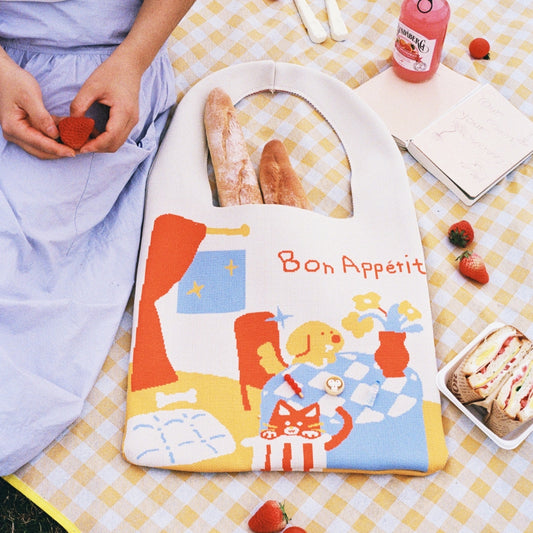 Cozy Dining Shoulder Bag