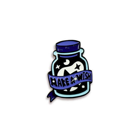 Wishing Bottle Enamel Pin (Glow-in-the-dark)