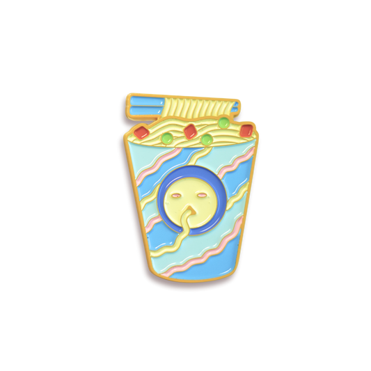 Midnight Ramen Enamel Pin (Moveable)