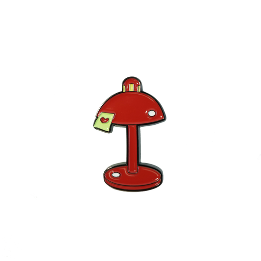 Love Note Lamp Enamel Pin