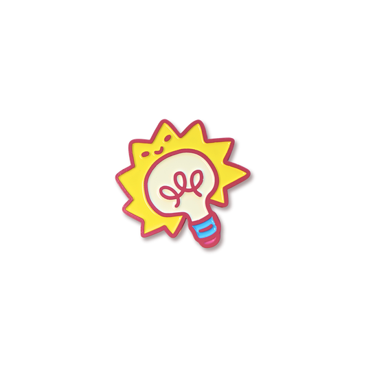 Idea Bulb Enamel Pin