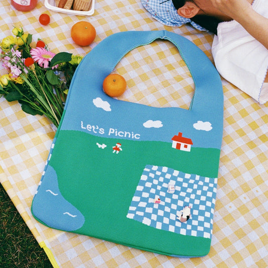 "Let's Picnic" Shoulder Bag