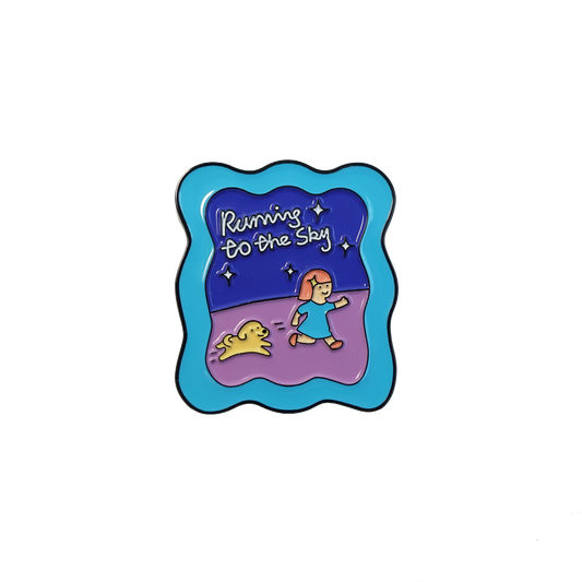 Running to the Stars Pin