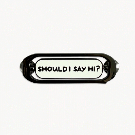 Inner Thoughts Enamel Pin (Moveable)
