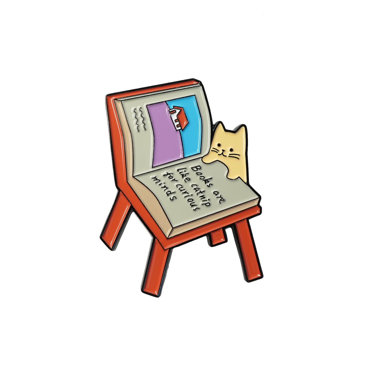 Catnap Chair Enamel Pin