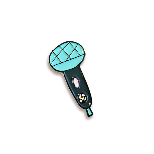 Showtime Mic Enamel Pin