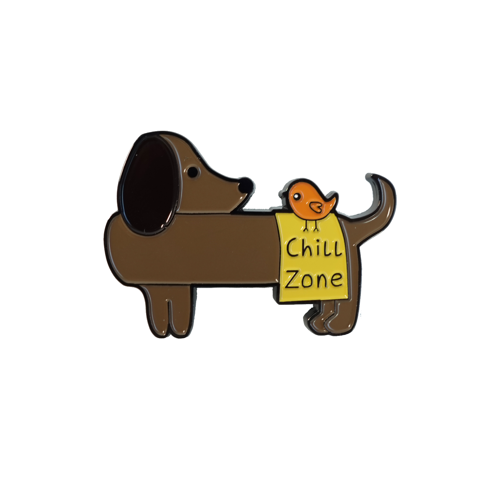 Buddy Bench Pup Enamel Pin