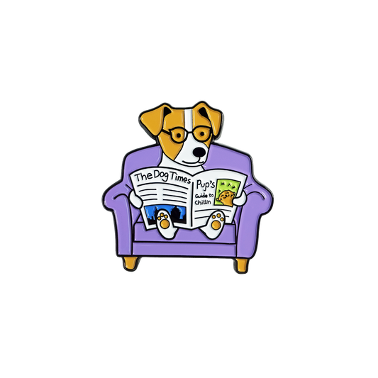 Pup's Time Enamel Pin