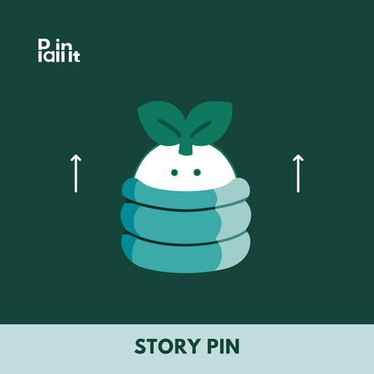 Sprout Ghost Enamel Pin (Moveable)