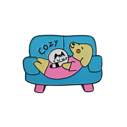 Cozy Companions Enamel Pin