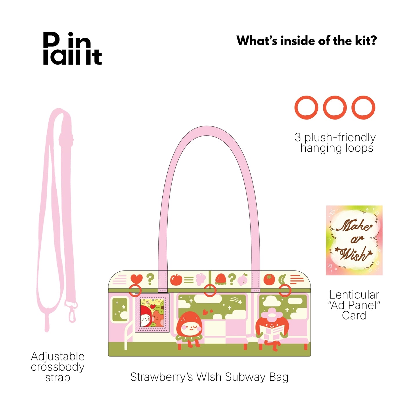 Subway Bag Series - Strawberry's Wish