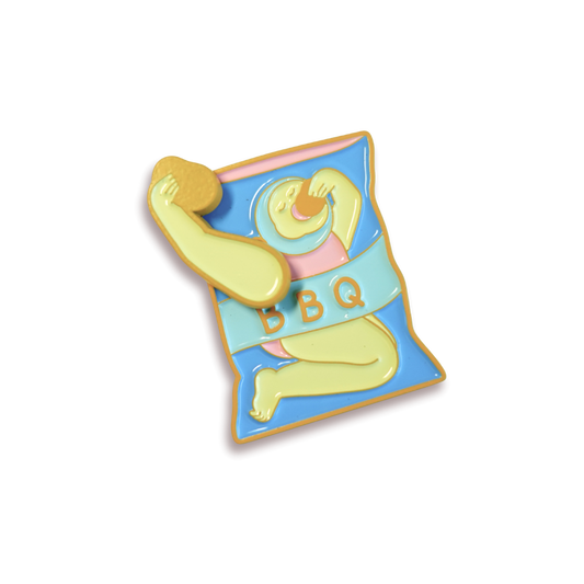 Midnight Chips Enamel Pin (Moveable)