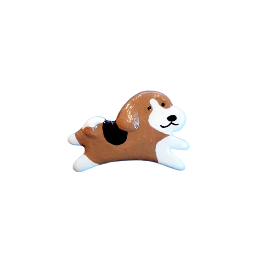 Beagle Clay Pin