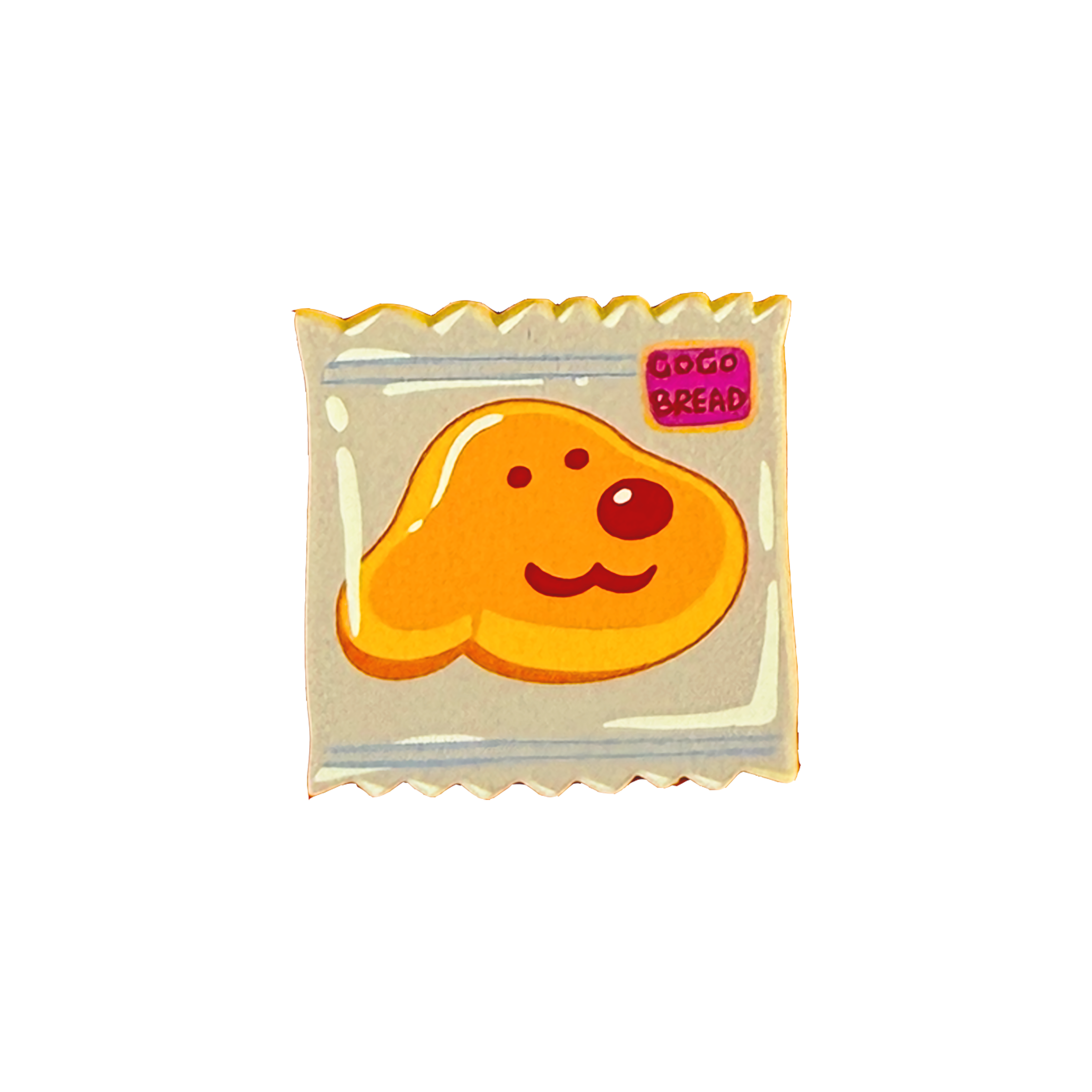 GoGo Bread Enamel Pin – PinPaint