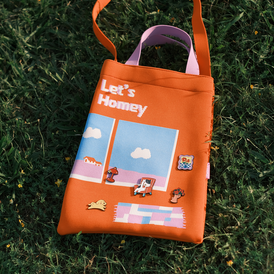 “Let's Homey” Knitted Bag-Sunny Moods