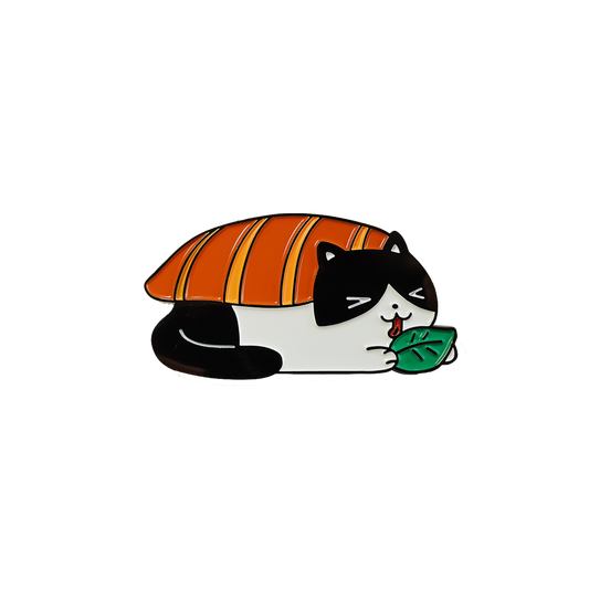 Salmon Sushi Enamel Pin