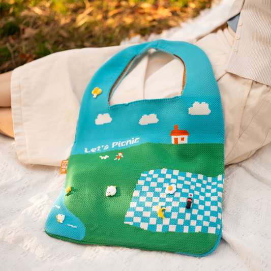 “Let's Picnic” Shoulder Bag